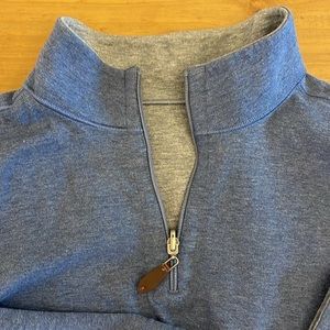 Johnston & Murphy Reversible Solid Quarter-Zip